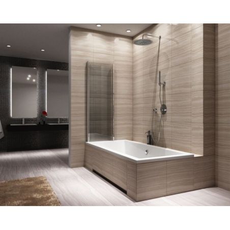 Paravan cada pliabil, elegant din 2 elemente AGAT-2, latime 80 sau 100 cm