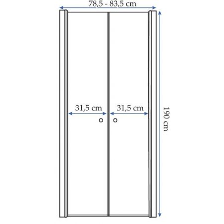 Usa Batanta Ego Western, 2 elemente, Deschidere 180, Tratament Nano, latimi 80,90 sau 100 cm