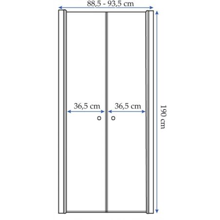 Usa Batanta Ego Western, 2 elemente, Deschidere 180, Tratament Nano, latimi 80,90 sau 100 cm
