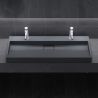Lavoar EGO19, Antracit mat, 120 cm, compozit marmura, montaj suspendat sau pe blat