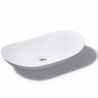 Lavoar EGO 858, Alb, mat, 63x36.5 cm, montaj pe blat, ceramica sanitara