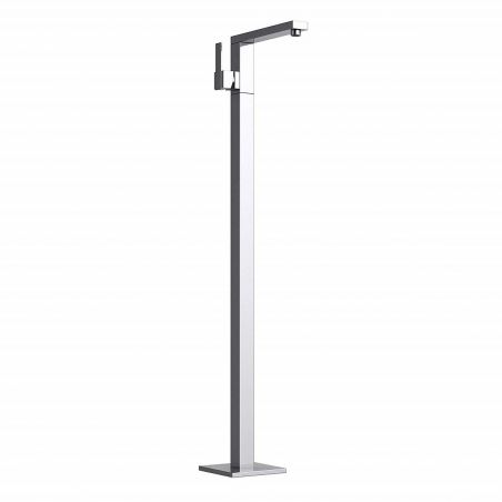 Baterie lavoar stativ, Free Standing, design deosebit, montaj pe podea, finisaj crom, EGO-Cascada01
