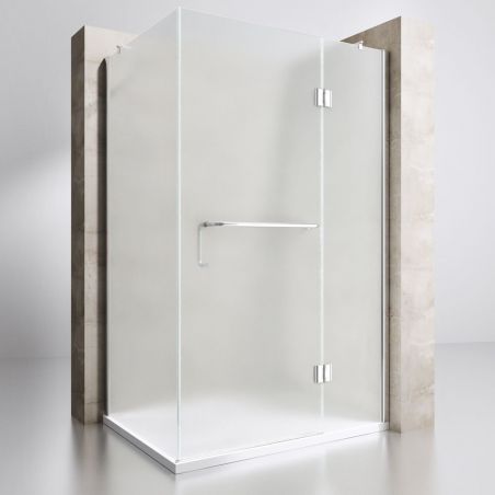 Cabina EGO-04, perete fix si usa batanta,sticla securizata 6 mm, dimensiuni la alegere