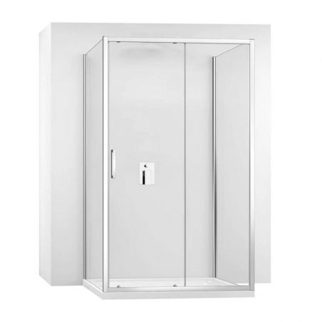 Cabina EGO-Slide, 3 laturi, usa Glisanta, sticla securizata 6 mm, dimensiuni la alegere