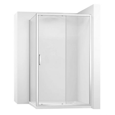 Cabina EGO-Slide, perete fix si usa Glisanta, sticla securizata 6 mm, dimensiuni la alegere