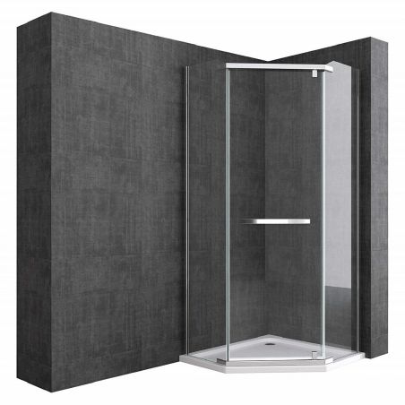 Cabina EGO-08, 90x90cm sau 100x100cm, sticla ESG 8mm transparenta, usa Batanta Cabina EGO-08, 90x90cm sau 100x100cm, sticla ESG 8mm transparenta, usa Batanta
