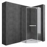 Cabina EGO-08, 90x90cm sau 100x100cm, sticla ESG 8mm transparenta, usa Batanta Cabina EGO-08, 90x90cm sau 100x100cm, sticla ESG 8mm transparenta, usa Batanta