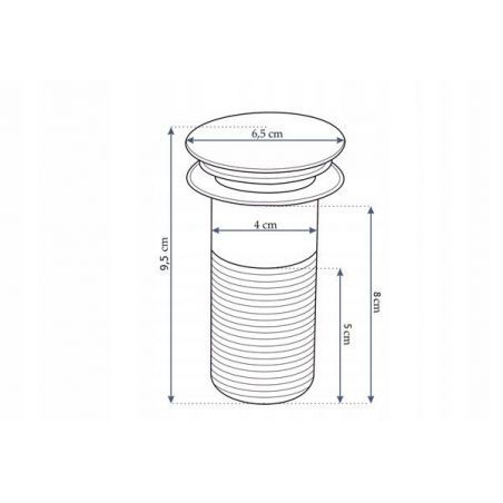 Baterie lavoar REA-Lun High, montaj pe blat, perlator, finisaj crom