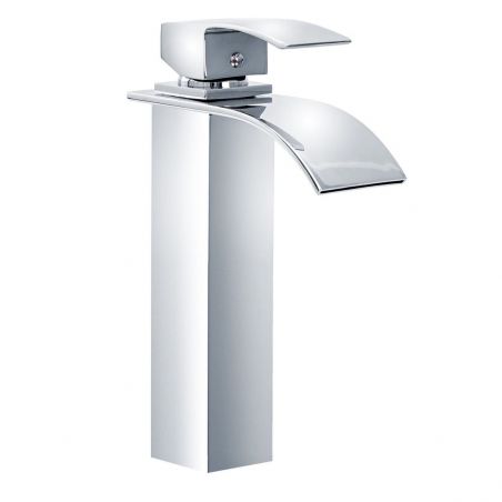 Baterie lavoar FALCON 30 cm, tip cascada, montaj pe blat, finisaj crom