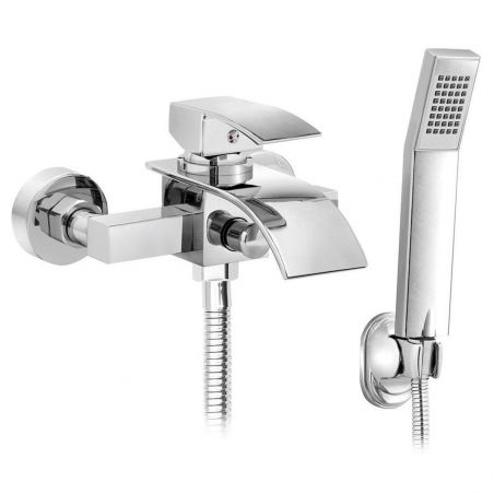 Baterie cada Falcon , montaj pe perete,tip cascada , finisaj crom, design deosebit