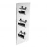 Baterie dus EGO-C3RT3, 3 functii, Termostat, montaj incastrat, finisaj crom Baterie dus EGO-C3RT3, 3 functii, Termostat, montaj incastrat, finisaj crom