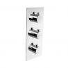Baterie dus EGO-C2RT3, 2 functii, Termostat, montaj incastrat, finisaj crom Baterie dus EGO-C2RT3, 2 functii, Termostat, montaj incastrat, finisaj crom