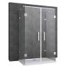Cabina EGO-40, 3 laturi, usi Batante deschidere 180 grade, sticla 8 mm, diferite dimensiuni Cabina EGO-40, 3 laturi, usi Batante deschidere 180 grade, sticla 8 mm, diferite dimensiuni