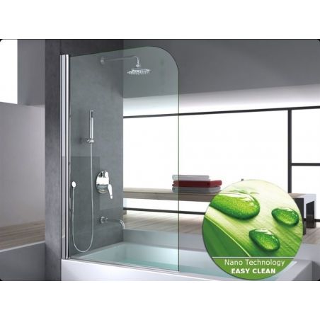 Paravan cada, Topaz, transparent, 70 sau 80x140 cm, pivotant 180°, tratament Nano Easy Clean Paravan cada, Topaz, transparent, 70 sau 80x140 cm, pivotant 180°, tratament Nano Easy Clean