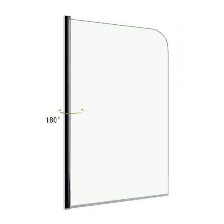 Paravan cada, Topaz, transparent, 70 sau 80x140 cm, pivotant 180°, tratament Nano Easy Clean Paravan cada, Topaz, transparent, 70 sau 80x140 cm, pivotant 180°, tratament Nano Easy Clean
