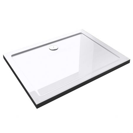 Cadita dreptunghiulara slim, 4 cm inaltime, dimensiuni intre 70-140 cm, acril sanitar, EGO-FARO