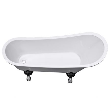 Cada de baie 702OA, free-standing, design retro, materiale de cea mai inalta calitate, Mirror Coat