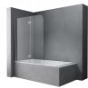 Paravan cada pliabil EGO-1408, sticla securizata 6 mm transparenta, pivotant 180°, tratament Nano Easy Clean Paravan cada pliabil EGO-1408, sticla securizata 6 mm transparenta, pivotant 180°, tratament Nano Easy Clean