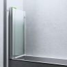 Paravan cada pliabil EGO-1408, 120x140 cm, sticla securizata 6 mm transparenta, pivotant 180°, tratament Nano Easy Clean Paravan cada pliabil EGO-1408, 120x140 cm, sticla securizata 6 mm transparenta, pivotant 180°, tratament Nano Easy Clean