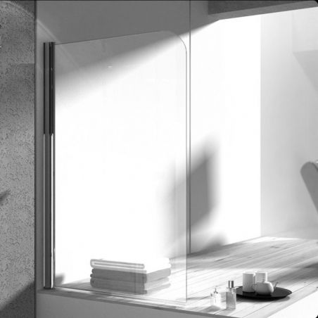 Paravan cada, Topaz, transparent, 70 sau 80x140 cm, pivotant 180°, tratament Nano Easy Clean Paravan cada, Topaz, transparent, 70 sau 80x140 cm, pivotant 180°, tratament Nano Easy Clean