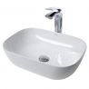 Lavoar EGO Belinda Slim Edge, Alb, lucios, 46.5x33 cm, montaj pe blat, ceramica sanitara Lavoar EGO Belinda Slim Edge, Alb, lucios, 46.5x33 cm, montaj pe blat, ceramica sanitara
