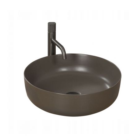 Lavoar Elma Grey Mat, 45x45 cm, montaj pe blat, design modern