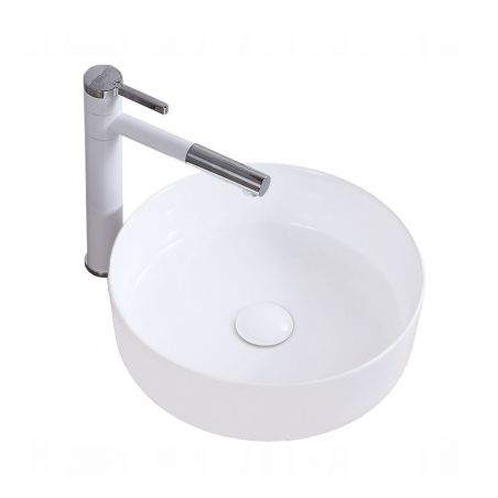 Lavoar EGO Elma, 45x45 cm, montaj pe blat, ceramica sanitara
