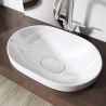 Lavoar EGO 50006A, Alb, lucios, 58x48 cm, montaj Semi-Incastrat, ceramica sanitara, fara gaura baterie Lavoar EGO 50006A, Alb, lucios, 58x48 cm, montaj Semi-Incastrat, ceramica sanitara, fara gaura baterie