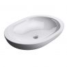 Lavoar EGO 5056, Alb, lucios, 59x40 cm, montaj pe blat, ceramica sanitara Lavoar EGO 5056, Alb, lucios, 59x40 cm, montaj pe blat, ceramica sanitara