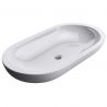 Lavoar EGO 5057, Alb, lucios, 80x42.5 cm, montaj pe blat, ceramica sanitara Lavoar EGO 5057, Alb, lucios, 80x42.5 cm, montaj pe blat, ceramica sanitara