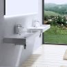 Lavoar EGO 06, Alb, lucios, dimensiuni: 76 sau 100 cm, montaj pe blat sau suspendat, compozit marmura, cu gaura baterie Lavoar EGO 06, Alb, lucios, dimensiuni: 76 sau 100 cm, montaj pe blat sau suspendat, compozit marmura, cu gaura baterie