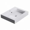 Lavoar EGO 18, Alb, lucios, montaj suspendat sau incastrat, dimensiuni: 60, 73, 90 sau 100 cm, compozit marmura Lavoar EGO 18, Alb, lucios, montaj suspendat sau incastrat, dimensiuni: 60, 73, 90 sau 100 cm, compozit marmura