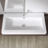 Lavoar EGO 18, Alb, lucios, montaj suspendat sau incastrat, dimensiuni: 60, 73, 90 sau 100 cm, compozit marmura Lavoar EGO 18, Alb, lucios, montaj suspendat sau incastrat, dimensiuni: 60, 73, 90 sau 100 cm, compozit marmura