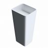 Lavoar stativ EGO 31, Alb, lucios, 40.5x35.5x82 cm, montaj podea, compozit marmura Lavoar stativ EGO 31, Alb, lucios, 40.5x35.5x82 cm, montaj podea, compozit marmura