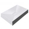 Lavoar EGO-16, compozit marmura, montaj pe blat, 70x46 cm Lavoar EGO-16, compozit marmura, montaj pe blat, 70x46 cm