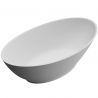 Lavoar EGO 807, Alb ,mat, 62.5x34.5 cm, montaj pe blat, compozit marmura Lavoar EGO 807, Alb ,mat, 62.5x34.5 cm, montaj pe blat, compozit marmura