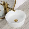 Lavoar REA Ida, Alb, lucios, 36x36cm, montaj pe blat, ceramica sanitara Lavoar REA Ida, Alb, lucios, 36x36cm, montaj pe blat, ceramica sanitara