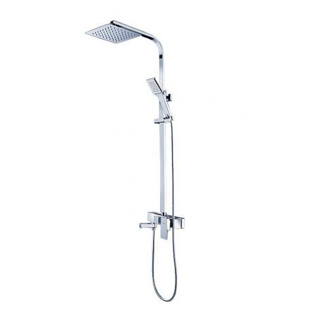 Sistem dus Navaro, complet, ploaie de dus ultra slim, design modern, baterie Cada