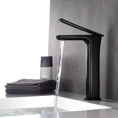 Baterie REA-SOH, High, montaj pe blat, negru mat