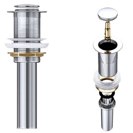 Ventil EGO PU02 si PU05, push-up open, cu sau fara preaplin, design deosebit