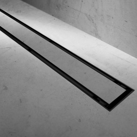Rigola REA PRO BLACK, faiantabila, dimensiuni disponibile 70-100 cm, design deosebit