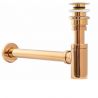 Sifon de scurgere universal+ ventil klik-klak, sistem Push-up, finisaj Rose Gold Sifon de scurgere universal+ ventil klik-klak, sistem Push-up, finisaj Rose Gold