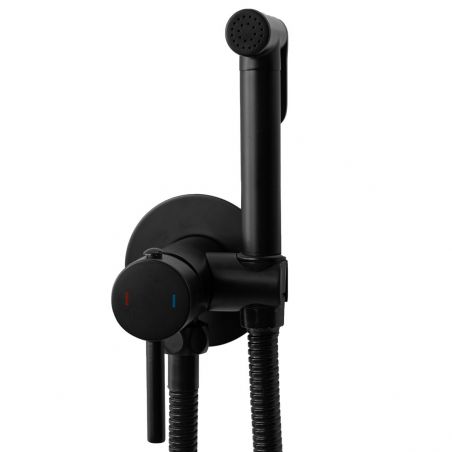 Baterie Ego-Loop, functie de bideu, montaj incastrat, finisaj negru mat