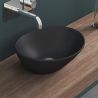Lavoar EGO 205, Negru, mat, 41x33.1 cm, montaj pe blat, ceramica sanitara