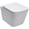 Vas wc EGO-Raul, suspendat, Rimless-fara bordura, capac Duroplast inclus, 49x33.5 cm Vas wc EGO-Raul, suspendat, Rimless-fara bordura, capac Duroplast inclus, 49x33.5 cm