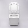 Vas wc EGO-Raul, suspendat, Rimless-fara bordura, capac Duroplast inclus, 49x33.5 cm Vas wc EGO-Raul, suspendat, Rimless-fara bordura, capac Duroplast inclus, 49x33.5 cm