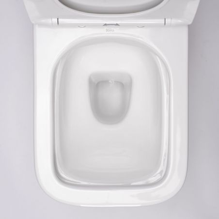 Vas wc EGO-Raul, suspendat, Rimless-fara bordura, capac Duroplast inclus, 49x33.5 cm Vas wc EGO-Raul, suspendat, Rimless-fara bordura, capac Duroplast inclus, 49x33.5 cm