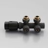 Set robinet, cap termostatic cu ventil, 5 trepte reglabile, tur-retur Set robinet, cap termostatic cu ventil, 5 trepte reglabile, tur-retur