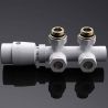 Set robinet, cap termostatic cu ventil, 5 trepte reglabile, tur-retur Set robinet, cap termostatic cu ventil, 5 trepte reglabile, tur-retur