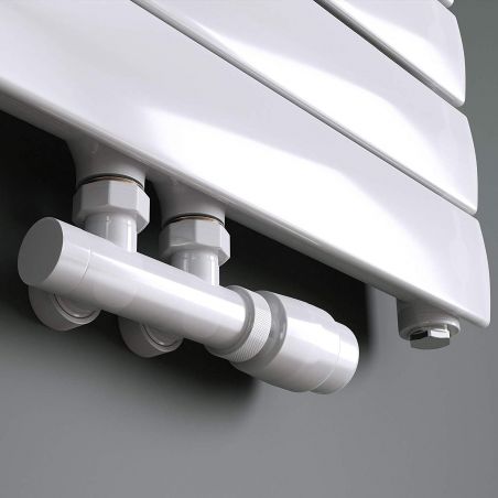 Set robinet, cap termostatic cu ventil, alama, 5 trepte reglabile, tur-retur